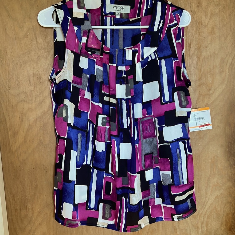 New With Tags - Sleeveless Blouse Small (S) Kasper